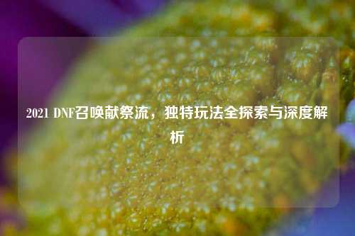 2021 DNF召唤献祭流,独特玩法全探索与深度解析