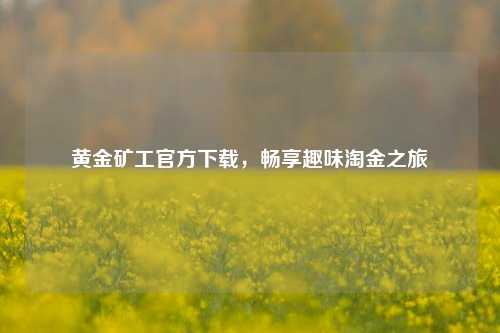黄金矿工官方下载,畅享趣味淘金之旅